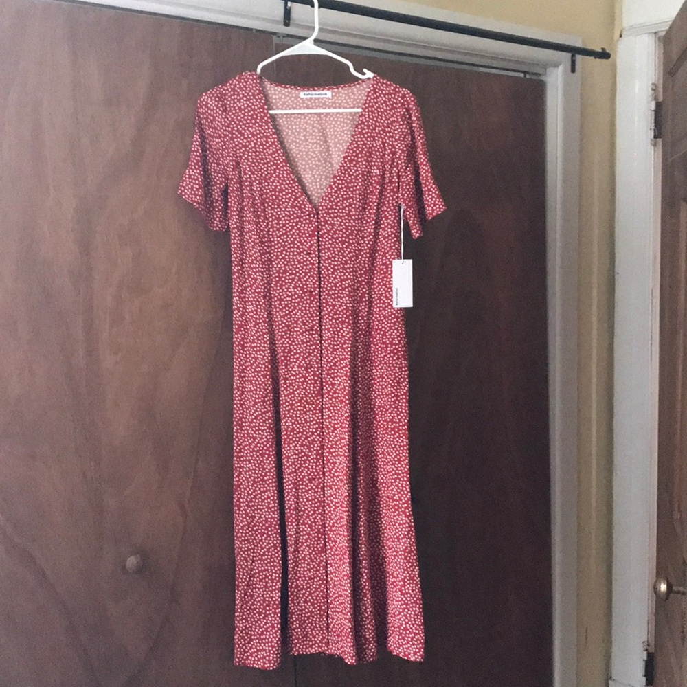 reformation locklin dress!